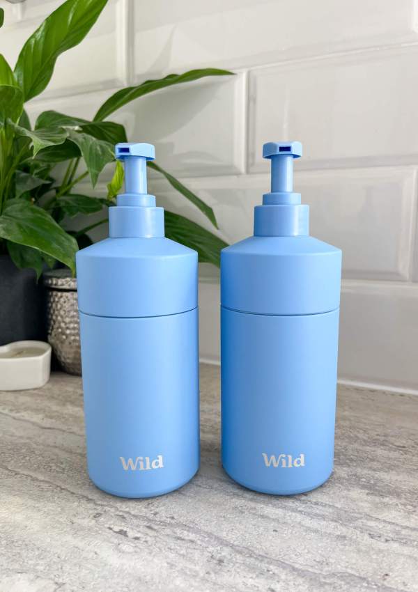 Wild refillable shampoo and conditioner